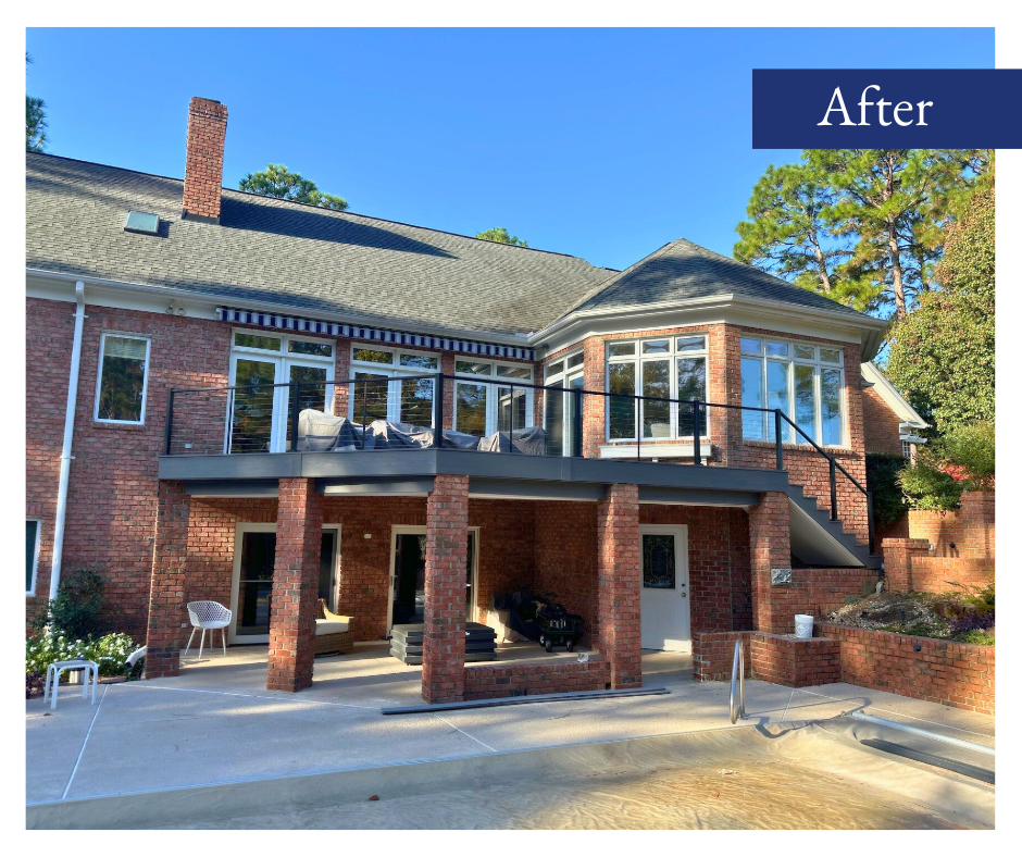 New Deck and Drainage System