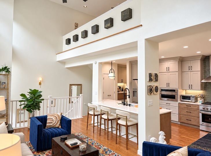 Townhome kitchen and entryway remodel in Raleigh NC